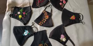 Embroidery Face Mask