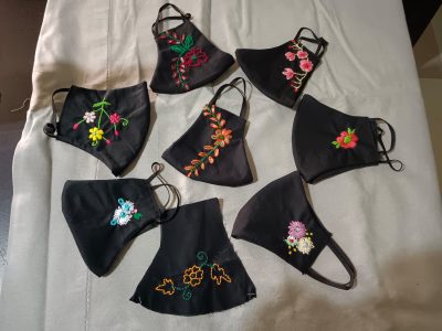 Embroidery Face Mask